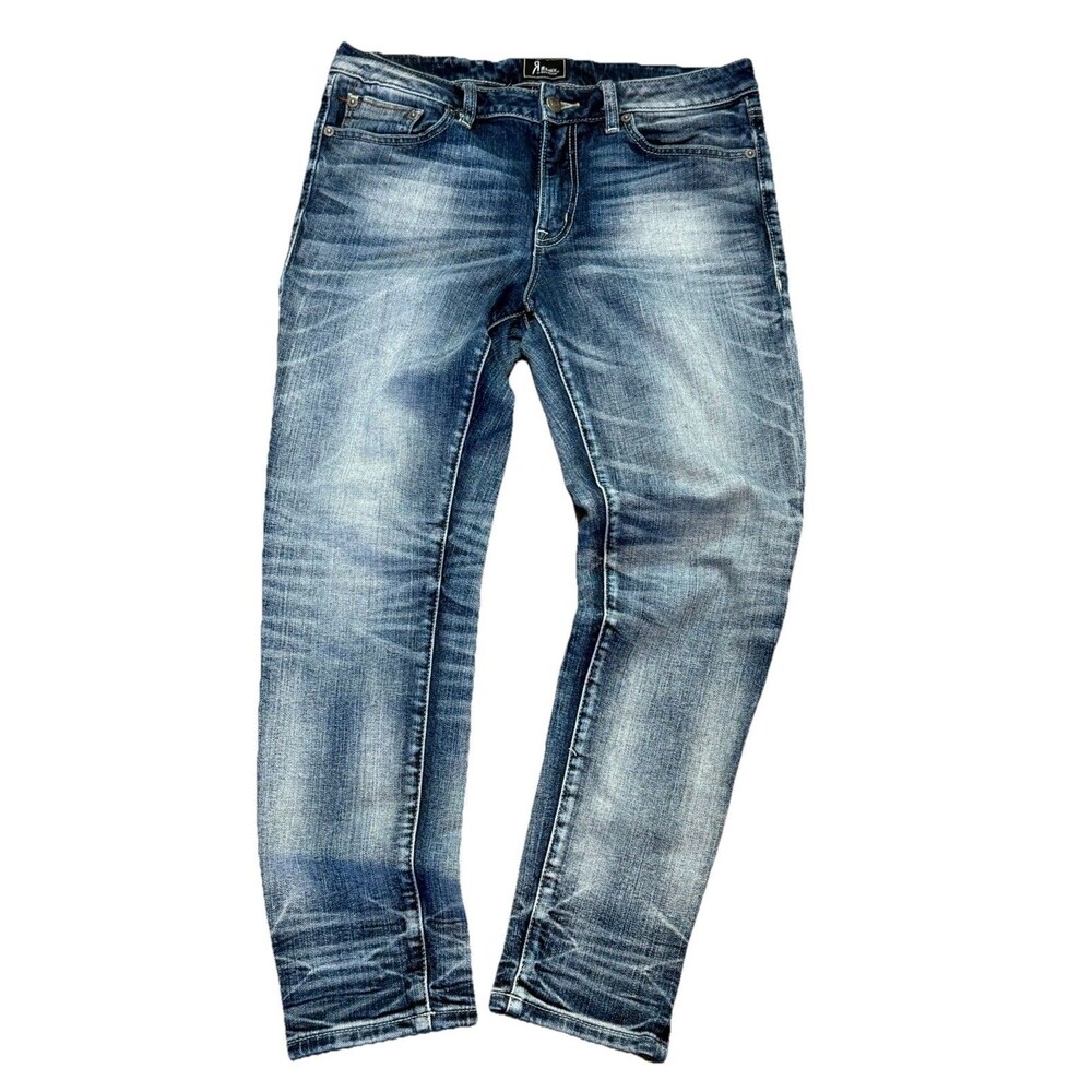 Remix by Rock Revival Acid Wash Blue Men's Jeans Skinny Size 29